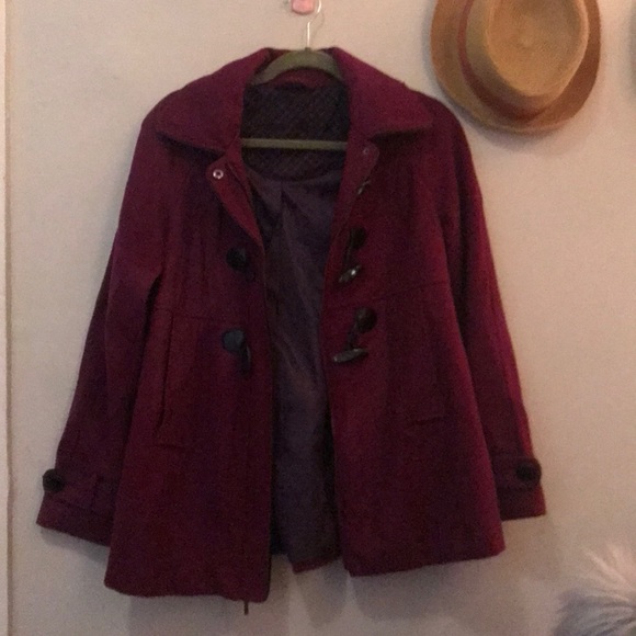 Steve Madden Jacket & Coats | Toggle Coat | Purple - Picture 6 of 8